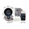 GATES T38662 Belt Tensioner, v-ribbed belt